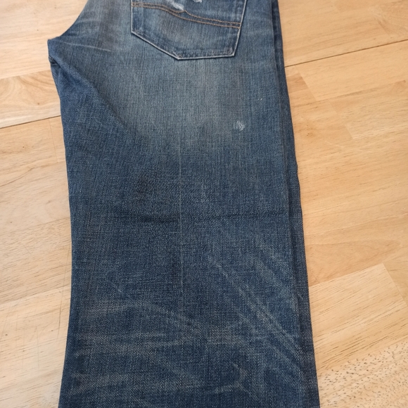 Ralph Lauren Mens Denim & Supply Slim Distressed Patched Blue Denim Jeans  30x32 - Picture 4 of 15